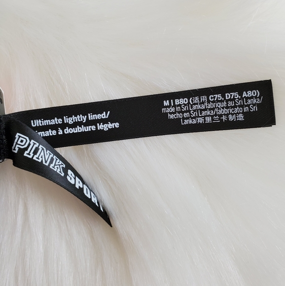 PINK VICTORIA'S SECRET ULTIMATE SPORTS BRA SIZE M - Picture 3 of 4